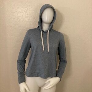 Vuori Halo Essential Hoodie Dusty Heather Blue Small